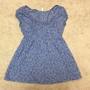 Blue peplum boho style top from American Eagle